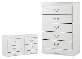 Anarasia Chest and 2 Nightstands