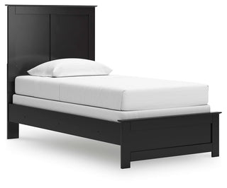 Maribel Twin Panel Bed, Dresser and Mirror