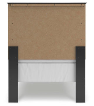 Maribel Twin Panel Bed and Nightstand