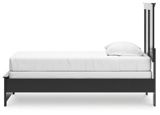 Maribel Twin Panel Bed, Dresser, Mirror and Nightstand