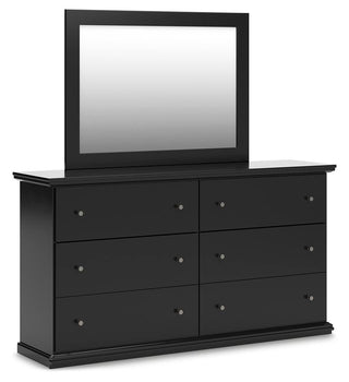 Maribel Queen Panel Bed, Dresser, Mirror, Chest and Nightstand