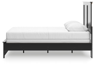 Maribel Queen Panel Bed with Dresser, Mirror and 2 Nightstands