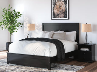 Maribel Queen Panel Bed with Dresser and Mirror