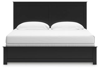 Maribel King Panel Bed with Dresser and Mirror