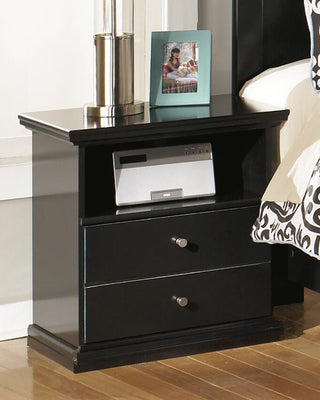 Maribel Queen Panel Bed with Dresser, Mirror and Nightstand