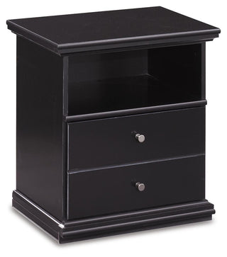 Maribel Queen Panel Bed with Dresser, Mirror and Nightstand