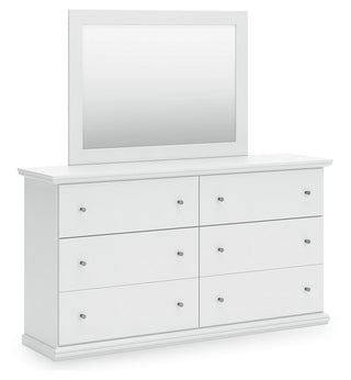 Bostwick Shoals King Panel Bed, Dresser, Mirror and Chest