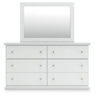 Bostwick Shoals King Panel Bed, Dresser, Mirror and Chest
