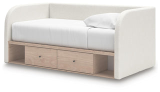 Arloster Upholstered Day Bed with Storage