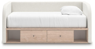 Arloster Twin Day Bed with Storage, Dresser and Nightstand
