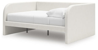 Arloster Full Upholstered Day Bed, Dresser and Mirror