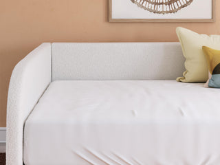Arloster Full Upholstered Day Bed, Dresser and Mirror