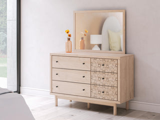Arloster Twin Upholstered Day Bed, Dresser and Mirror