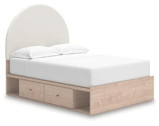 Arloster Full Panel Storage Bed, Dresser, Mirror and Nightstand