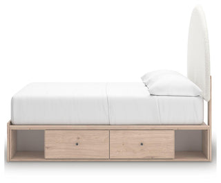 Arloster Full Upholstered Panel Bed with Storage