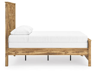 Maystonna Queen Crossbuck Panel Bed, Dresser, Mirror and Nightstand