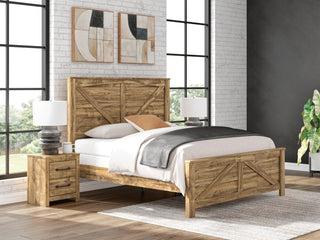 Maystonna Crossbuck Panel Bed - King
