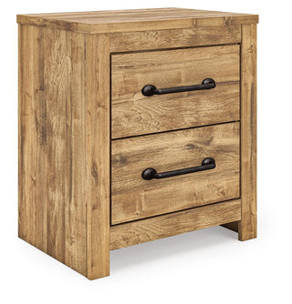 Maystonna King Crossbuck Panel Bed, Dresser, Mirror and Nightstand