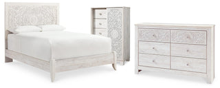Paxberry Queen Panel Bed, Dresser and Chest