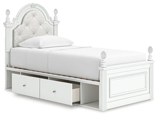 Kozlani Upholstered Panel Bed with Storage