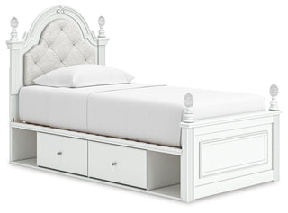 Kozlani Upholstered Panel Bed with Storage