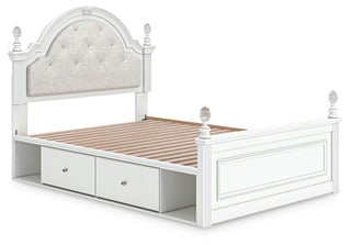 Kozlani Upholstered Panel Bed with Storage