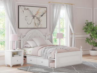 Kozlani Upholstered Panel Bed with Storage