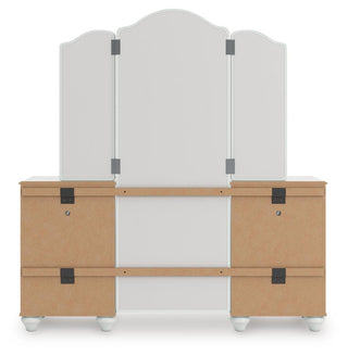Kozlani Vanity, Mirror and Stool