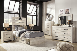 Cambeck Queen Panel Bed with 2 Storage Drawers