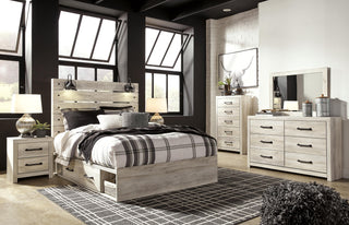 Cambeck Panel Bed with 4 Storage Drawers - Queen