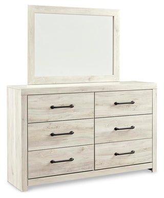 Cambeck Queen Panel Storage Bed, Dresser and Mirror