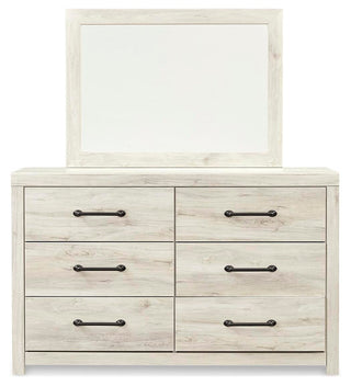 Cambeck Queen Panel Bed with Storage, Dresser, Mirror, Chest and Nightstand