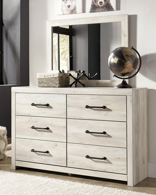 Cambeck Twin Panel Bed with Storage, Dresser, Mirror, Chest and 2 Nightstands
