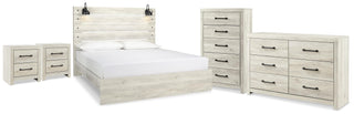 Cambeck King Panel Bed, Dresser, Chest and 2 Nightstands