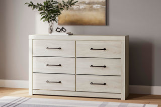 Cambeck Queen Panel Bed with Storage, Dresser and Nightstand