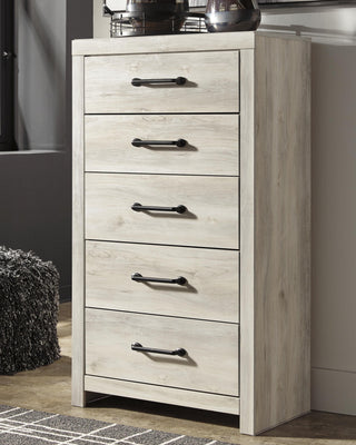 Cambeck Queen Panel Storage Bed, Dresser, Mirror, 2 Chests and 2 Nightstands