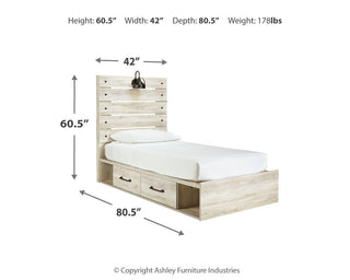 Cambeck Twin Panel Bed, Dresser, Chest and Nightstand
