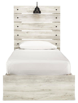 Cambeck Twin Panel Bed with Storage, Dresser, Mirror, Chest and 2 Nightstands