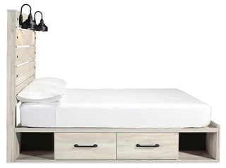 Cambeck Queen Panel Storage Bed, Dresser, Mirror, 2 Chests and 2 Nightstands