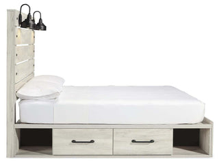 Cambeck Queen Panel Bed with Storage, Chest and Nightstand