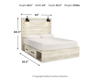 Cambeck Queen Storage Bed, Chest and 2 Nightstands