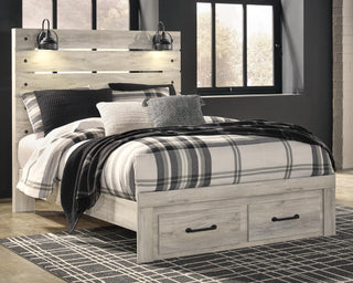 Cambeck Queen Panel Storage Bed, Dresser and Nightstand