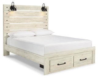 Cambeck Queen Panel Storage Bed, Dresser, Mirror, Chest and 2 Nightstands