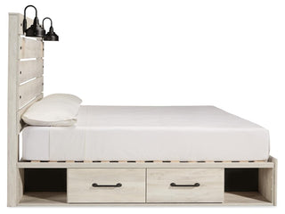Cambeck King Panel Bed with Storage, Dresser, Mirror, Chest and 2 Nightstands
