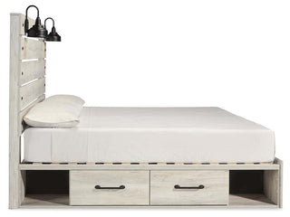 Cambeck King Panel Bed with Storage, Dresser, Mirror, Chest and 2 Nightstands