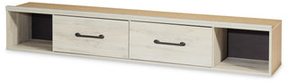 Cambeck King Panel Bed with 2 Side Storage, Dresser, Mirror, and Nightstand