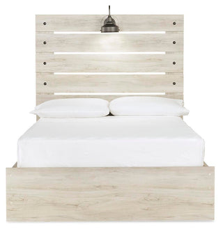 Cambeck Full Panel Bed with Storage, Chest and Nightstand