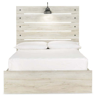 Cambeck Full Panel Bed with Storage, Chest and Nightstand