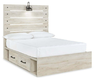 Cambeck Panel Bed with 4 Storage Drawers - Full
