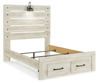 Cambeck Panel Bed with 2 Storage Drawers - Full